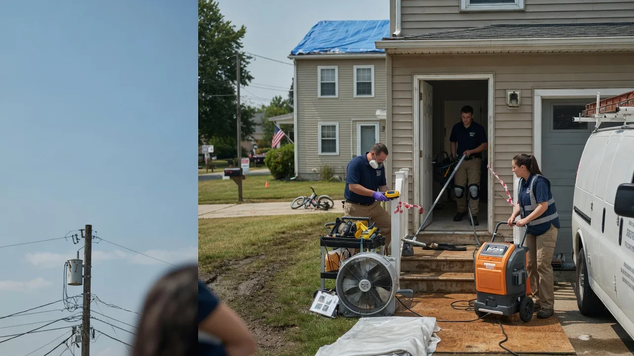 Water Damage Repair in Pershing, IN near me